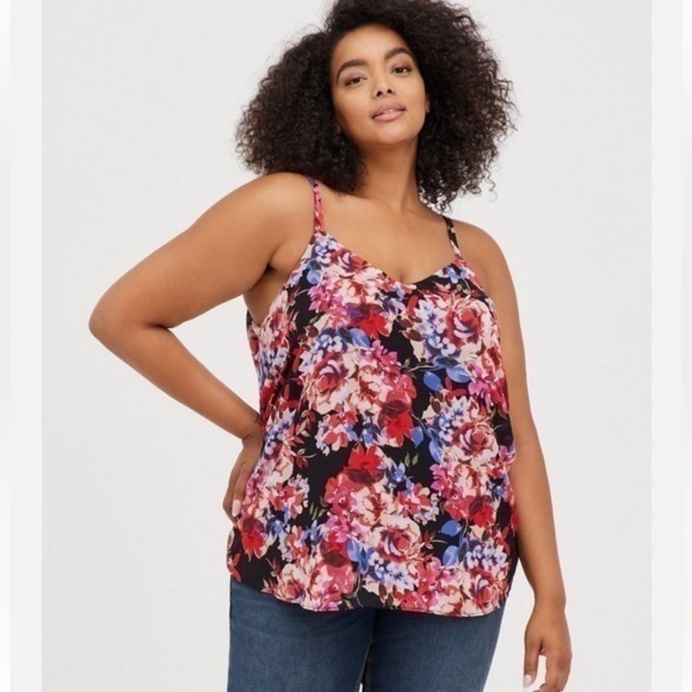 Torrid Sophie size 4 flower tank top flowy